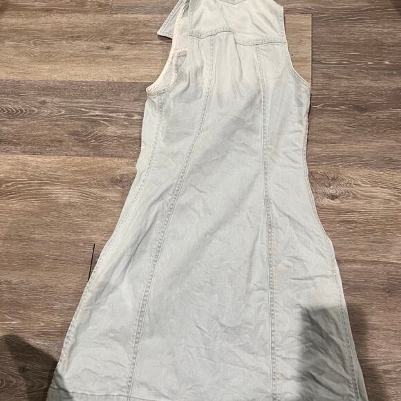 DL1961 Payton Button Front Denim Button Down Mini Dress XS - Picture 5 of 7